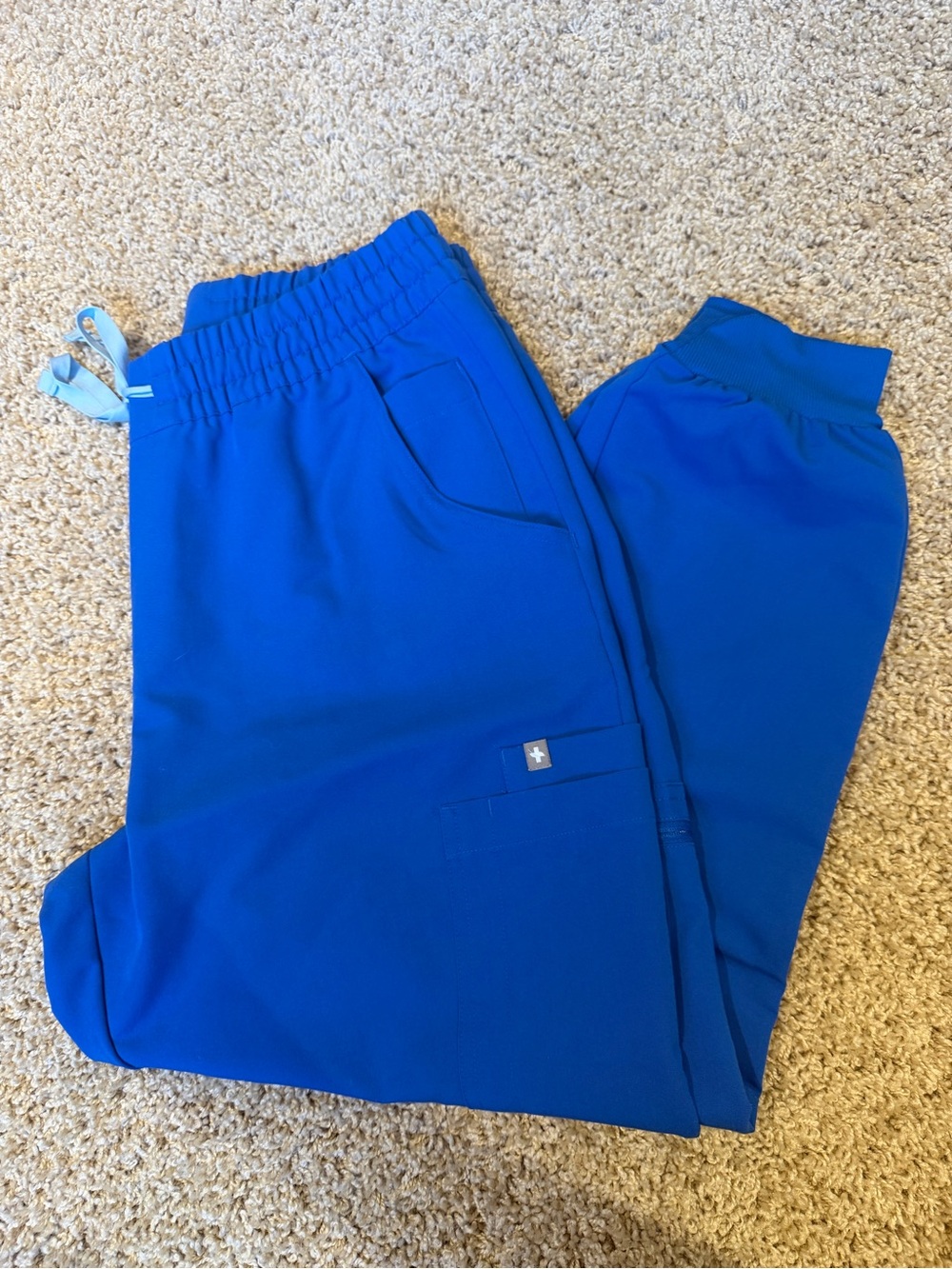 Figs Royal Blue Jogger Scrub Pants